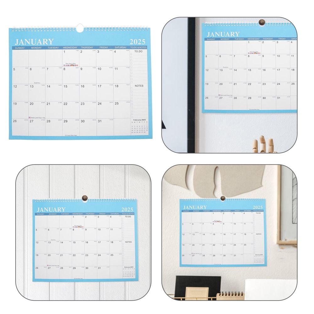 Masteelf Vertical Wall Calendar with Monthly Tear-Off Pages for Family Scheduling and Yearly Planning, Stylish Home Decor Organizer