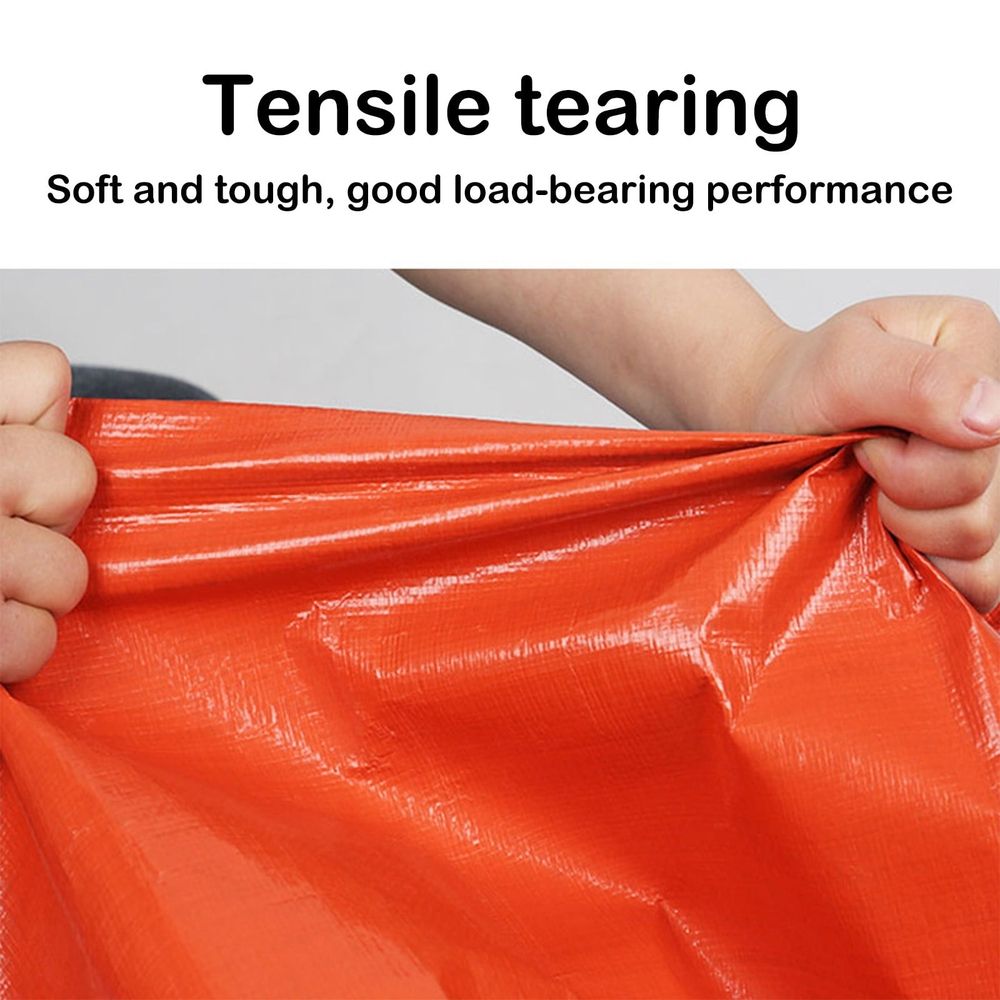 Waterproof Tarpaulin Sun Protection, Heavy-Duty PE Plastic Oilcloth, Reinforced Corners, UV Blocking, Waterproof, Rainproof, Durable for Outdoor Patio, Garden, Pool, and Truck Cover