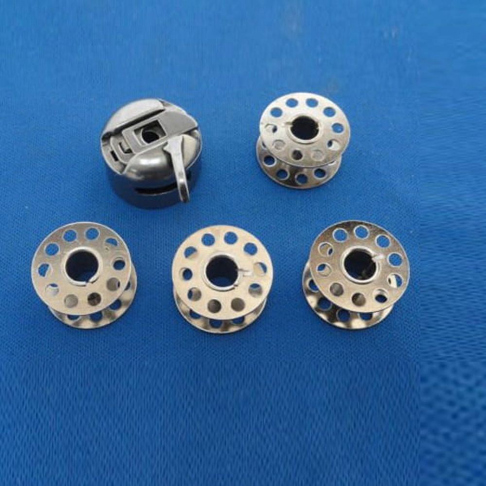 Sewing Machine Bobbin Case Silver 1 Set Durable Hard Metal 0.8x0.8x0.5in