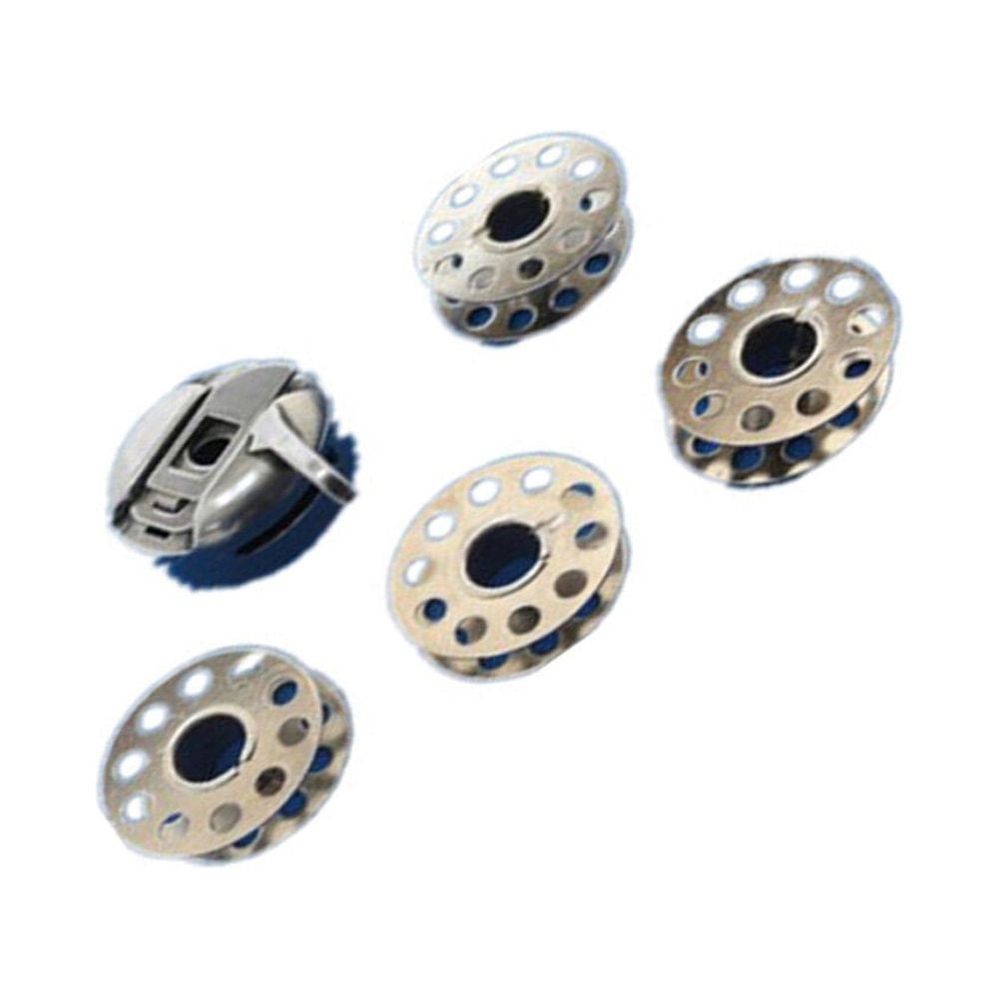 Sewing Machine Bobbin Case Silver 1 Set Durable Hard Metal 0.8x0.8x0.5in