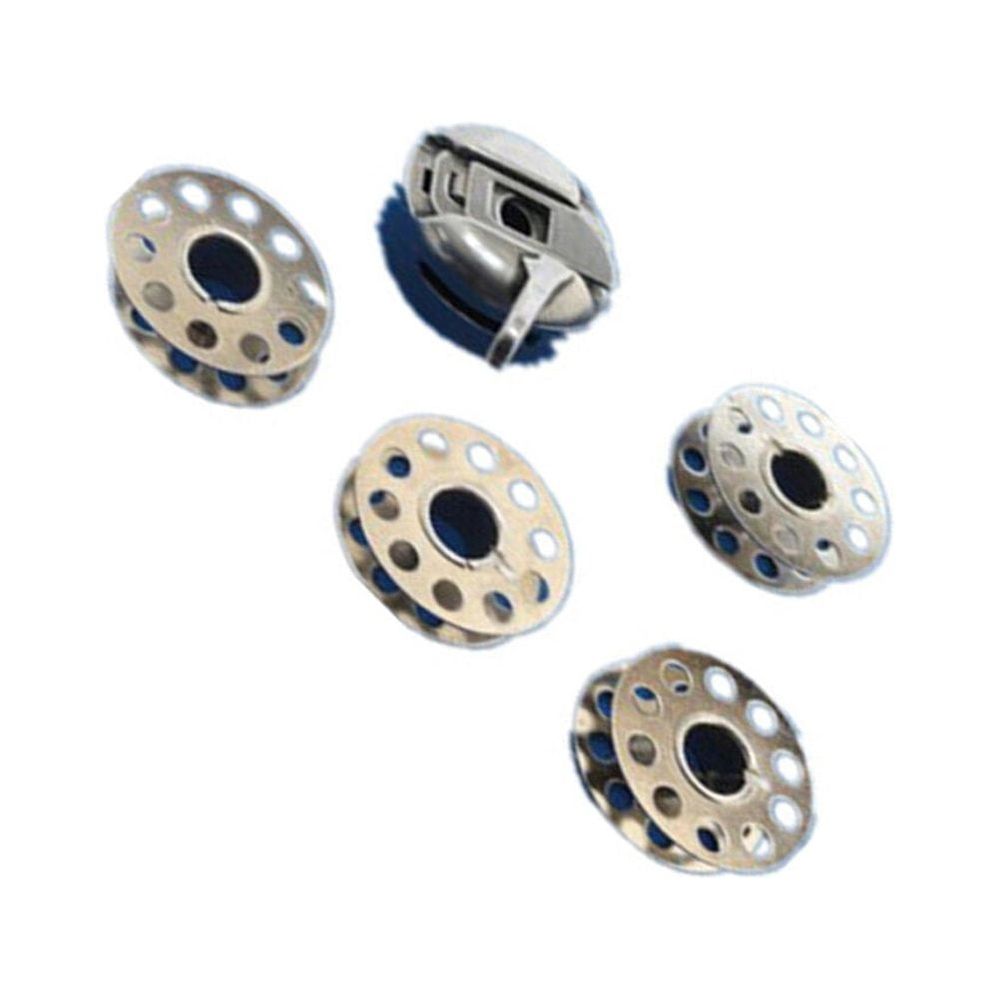 Sewing Machine Bobbin Case Silver 1 Set Durable Hard Metal 0.8x0.8x0.5in