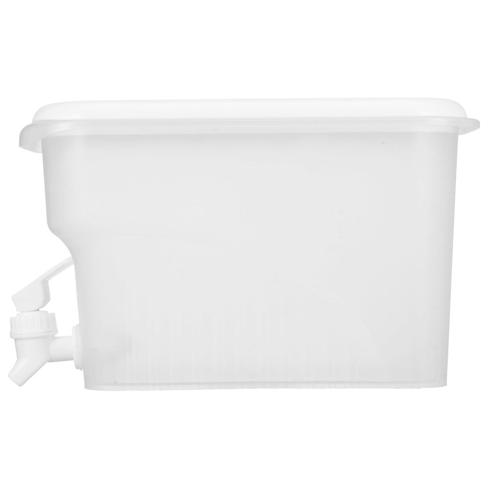 Drink Dispenser Refrigerator Drinks Dispenser Large Capacity Water Jug Plastic Beverage Server,10.43"X6.3"X4.92