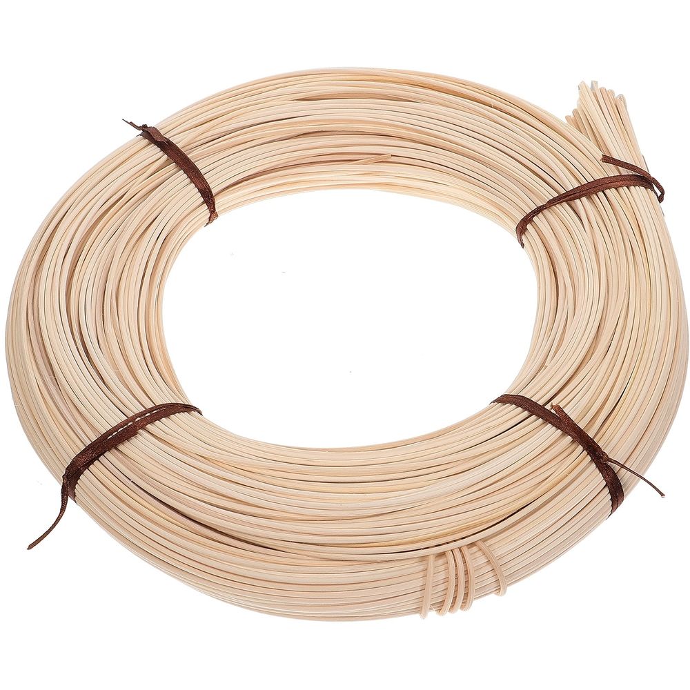 Flat Rattan Material Basket Wicker Weaving Diy Rattan Material Khaki 1 Roll