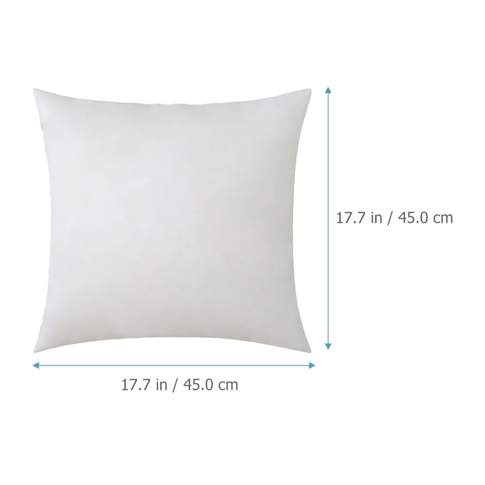 Comfortable White Pillow Inserts PP Cotton Blend for Home Decor