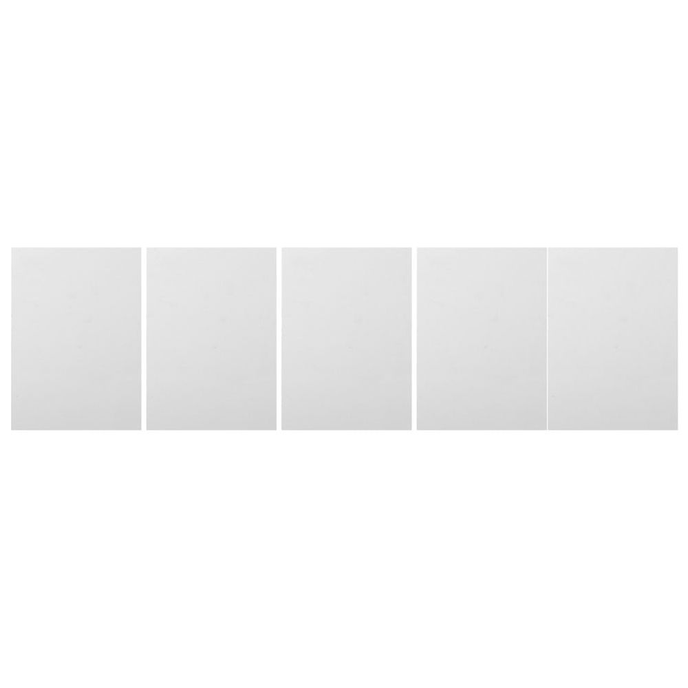5Pcs Aluminum Alloy Sublimation Blank Sheets Metal Signs for Home and Office Use