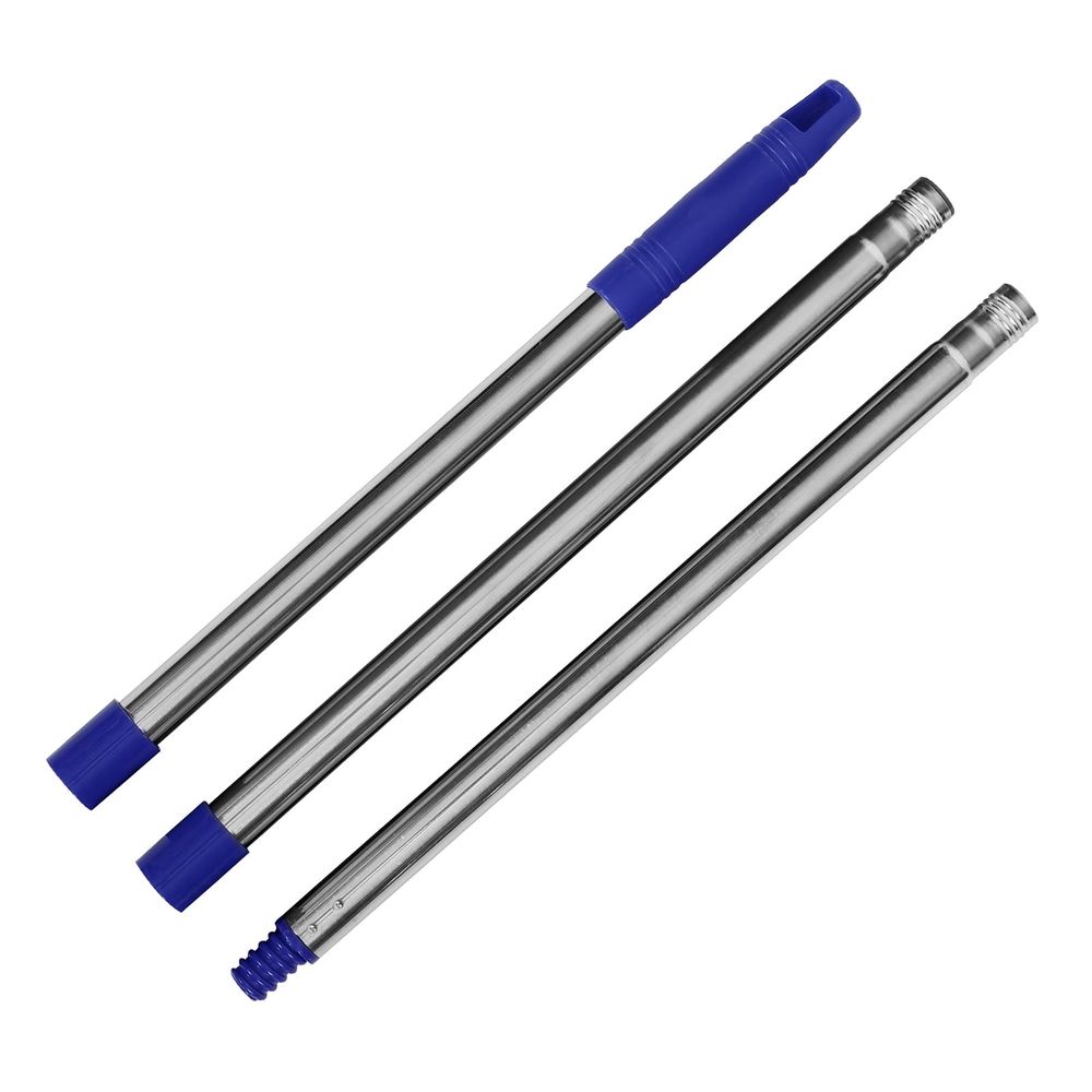 Adjustable Mop Pole Assorted Color Stainless Steel Plastic for Easy Storage 1Set