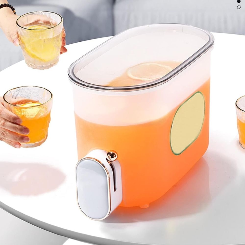 Drinks Dispenser 5L Fridge Beverage Drink Dispenser Refrigerator Cold Kettle With Tap Beverage Dispenser Jug Fridge Jug Drinks Chiller Drinks Dispenser