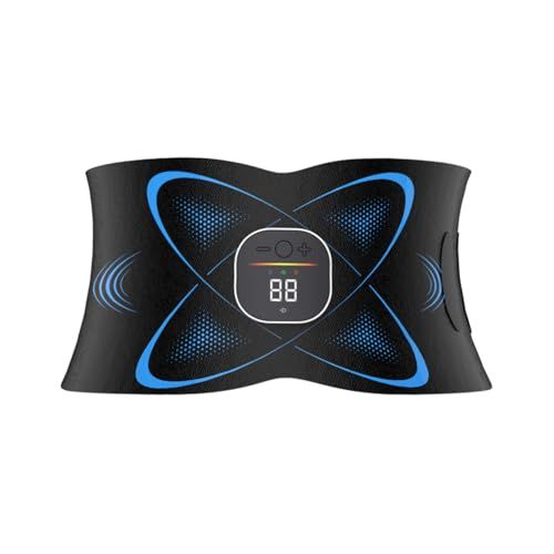 Waist Massage Belt for Home, Office & On-the-Go Daily Muscle Relaxation (Black)