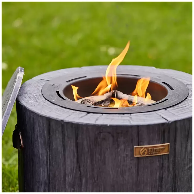 Charcoal Fire Pit - Eco Fuego - 8 Hour Candle Included