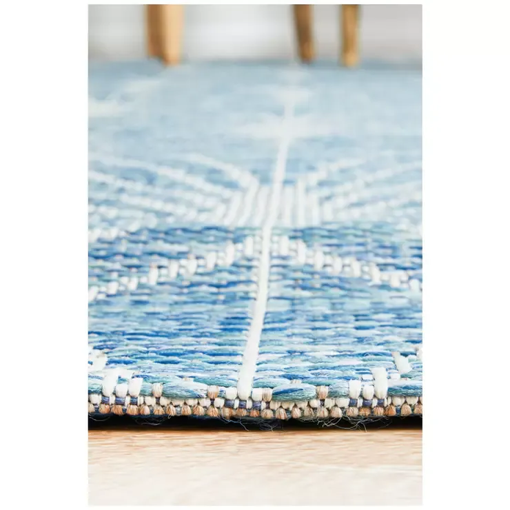 Blue Terrace Rug 290 x 200cm for Indoor and Outdoor Use