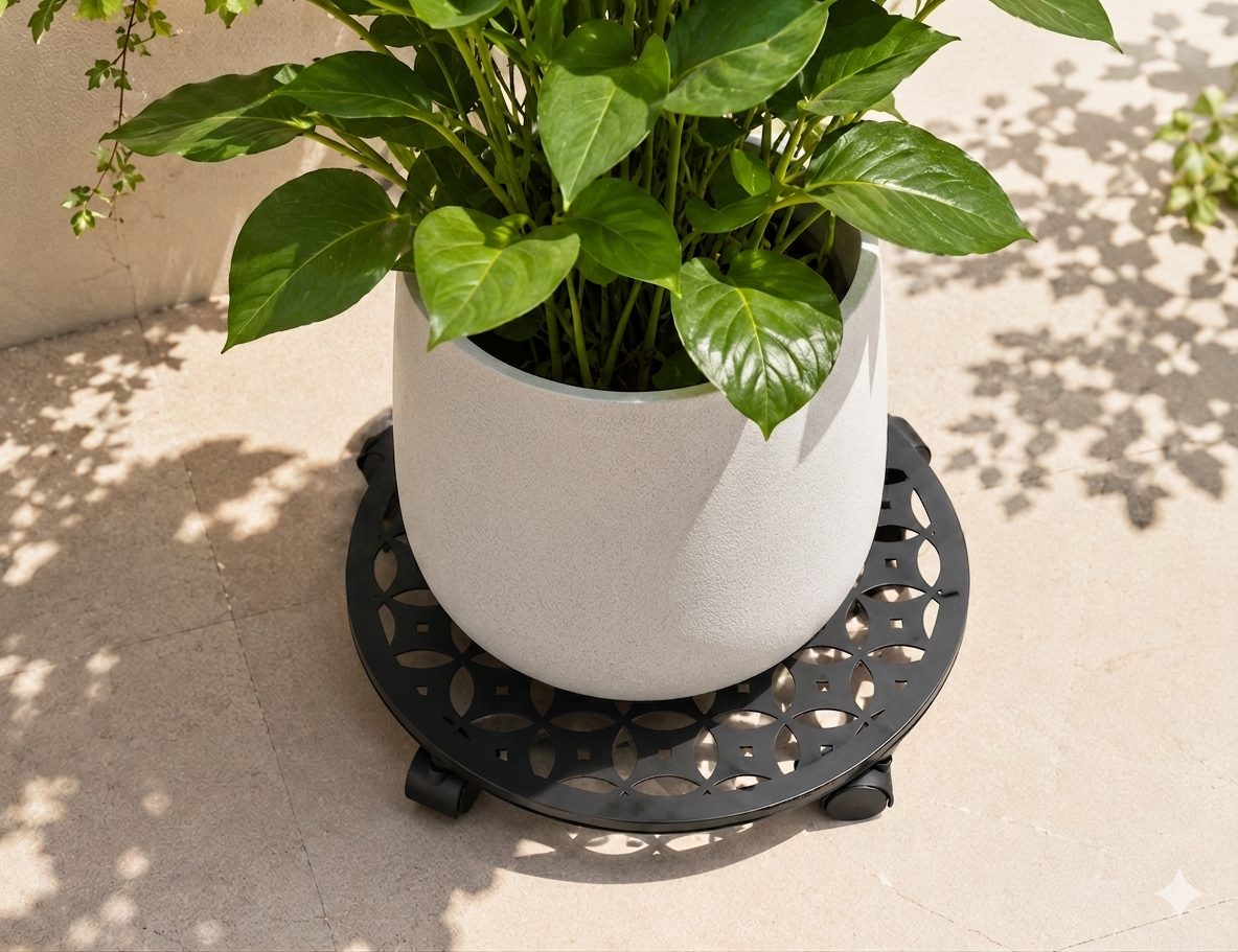 Round Pot Trolley