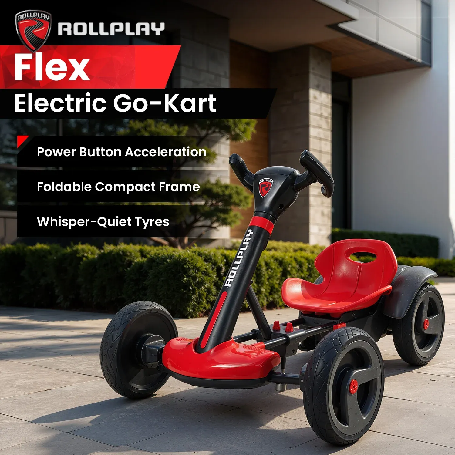 Kahuna Rollplay Flex Kart 6V Electric Ride-On Foldable Kids Racing Go Kart