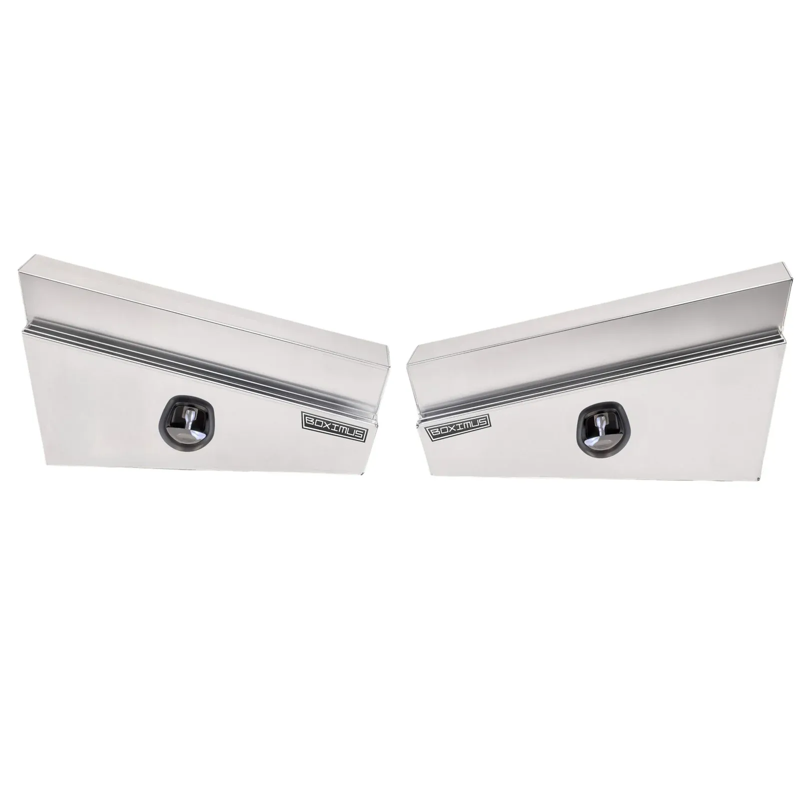 900mm Under Tray Tool Box Pair Aluminium Toolboxes Set Truck Undertray Underbody