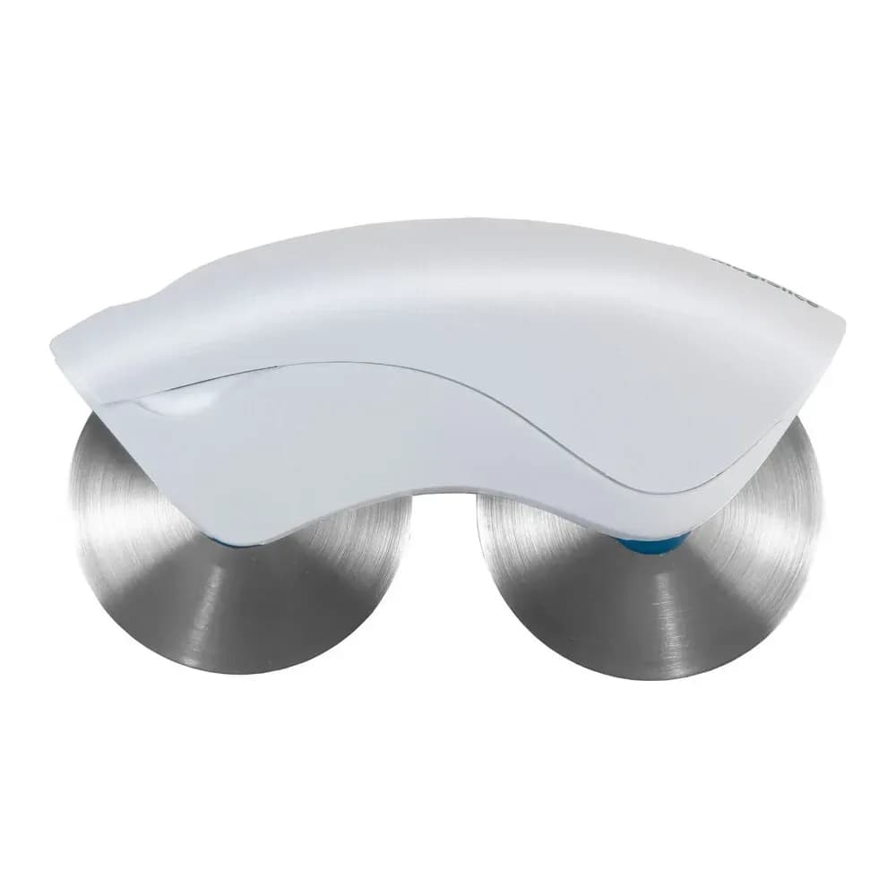 Culinare Magislice 23.5cm Double Wheel Pizza Pie Cutter Slicer Roller - White