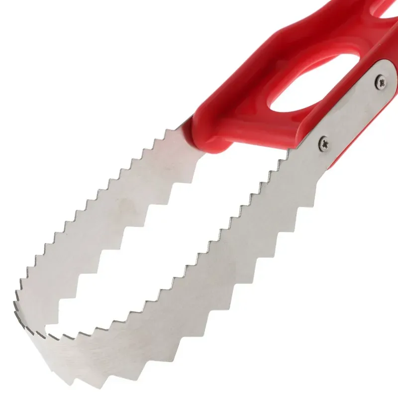 Ergonomic Premium Sturdy Fish Scaler Scaling Tool - Large (25cm Long)