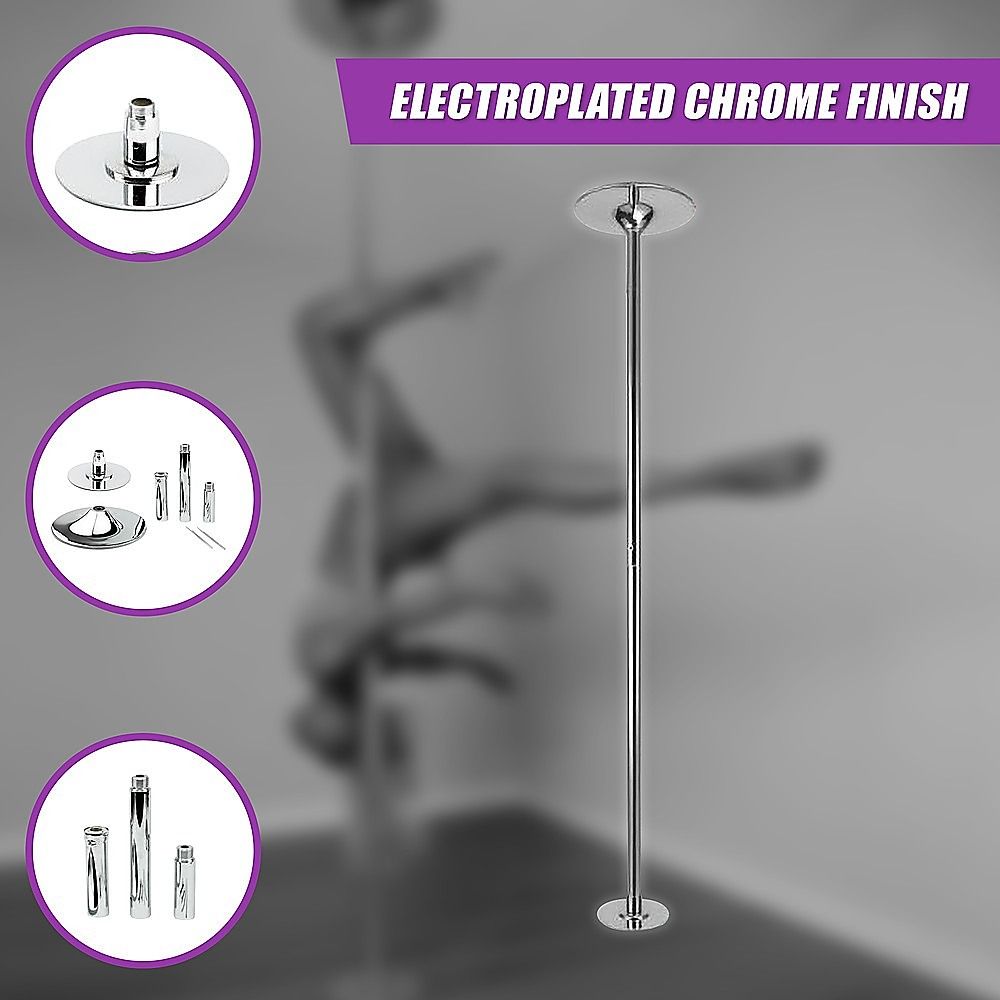 Portable Dance Pole Spinning Fitness Pole for Home Gym Training