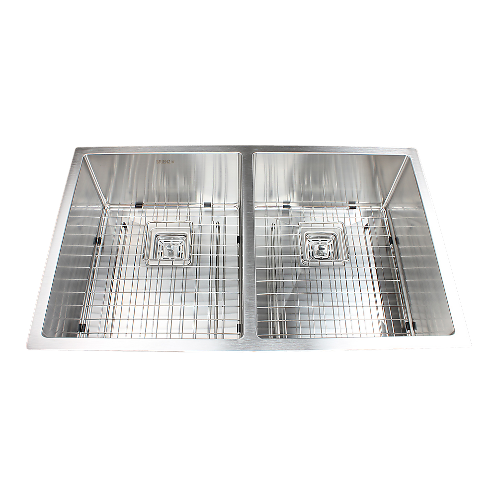 835x505mm Handmade 1.5mm Stainless Steel Kitchen Sink with Waste and Grid
