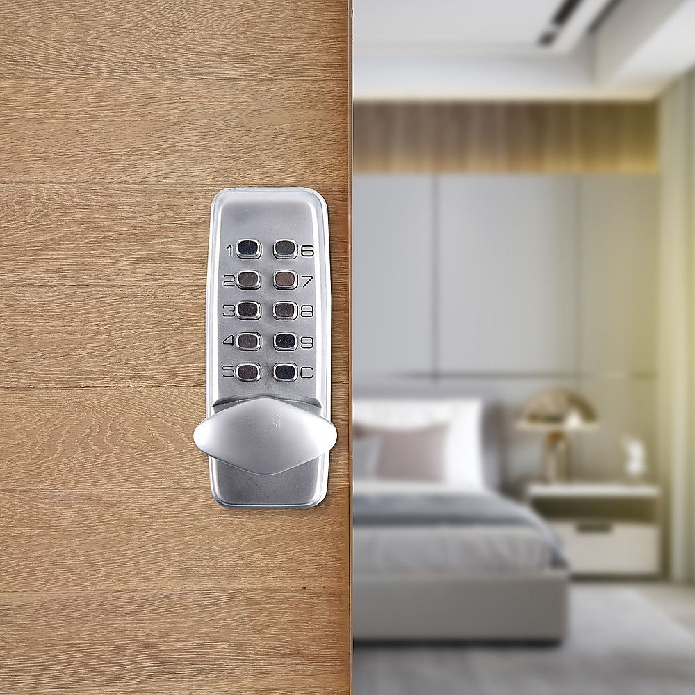 Keyless Digital Electronic Deadbolt Door Lock with Mechanical Keypad Code Entry