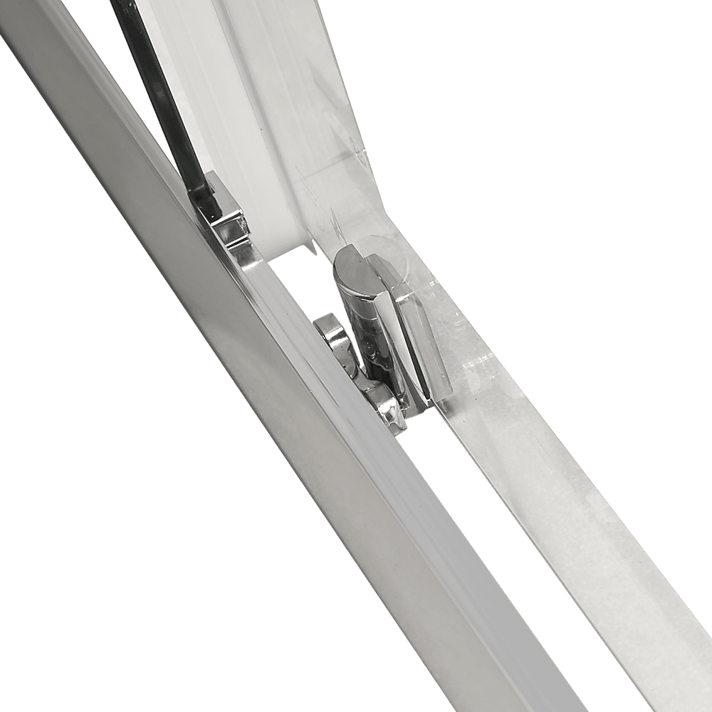 900 x 1000mm Sliding Door Nano Safety Glass Shower Screen By Della Francesca