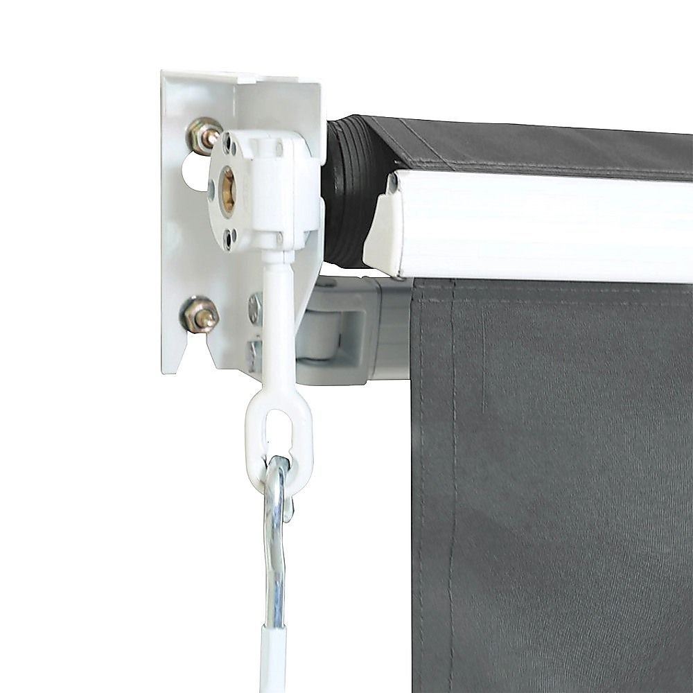 Folding Arm Awning – 4x3m Grey Retractable Outdoor Shade