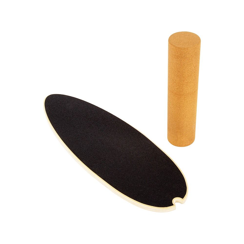 Surf Style Balance Board with Cork Roller Wooden Wobble Board 150kg Capacity