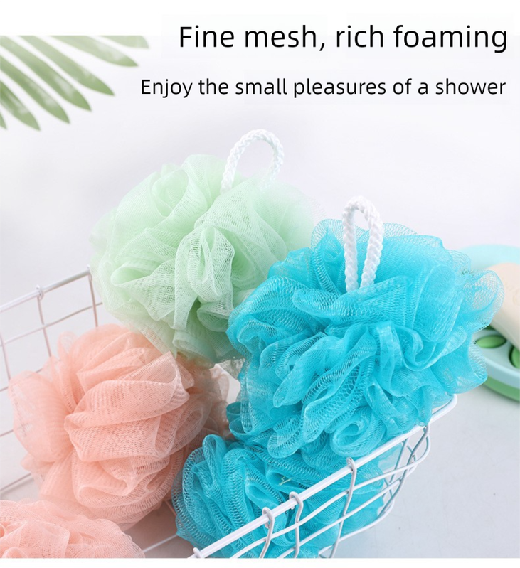 Green 3-Piece Exfoliating Bath Set with Long-Handle Back Scrubber, Exfoliating Glove & Loofah Sponge for Deep Cleansing