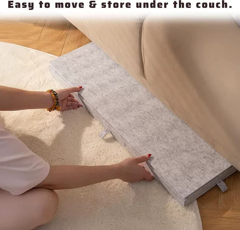 Foldable Anti-Slip Felt Jigsaw Puzzle Board with 6 Sorting Drawers Lightweight 1000 Piece Puzzle Table Mat Silver Grey
