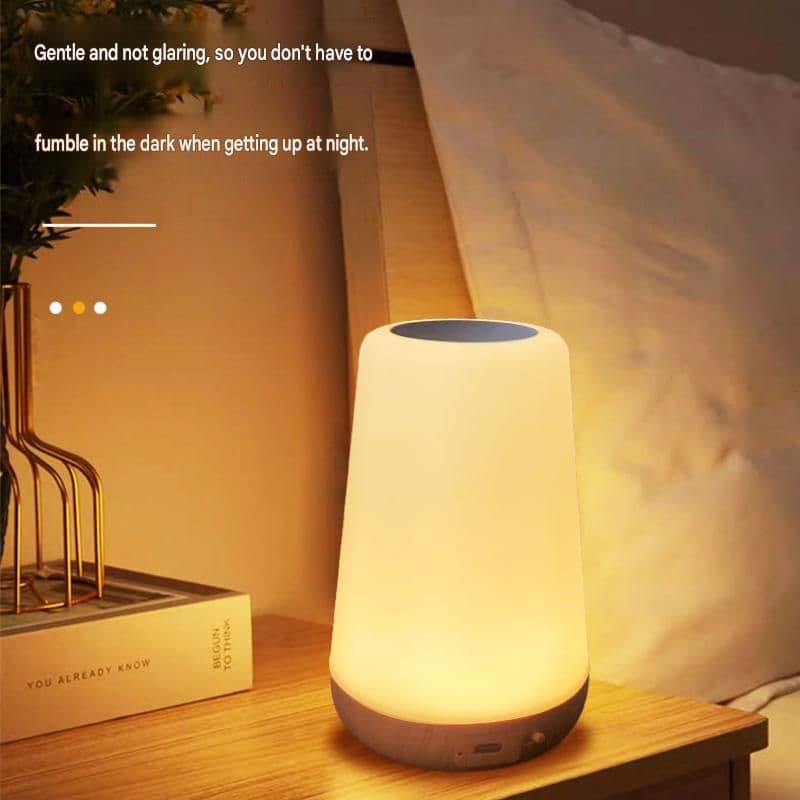 Mood Lights 2 Piece Bedroom Atmosphere Bundle White RGB Rechargeable LED Night Light Vintage Camping Style Wall Tapestry Home Decor Set
