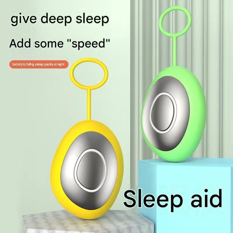 Blue Portable Handheld Sleep Aid Device - CES Microcurrent Relaxation Tool with 5 Intensity Levels, USB-C Rechargeable ABS Shell for Stress Relief and Bedtime Routine