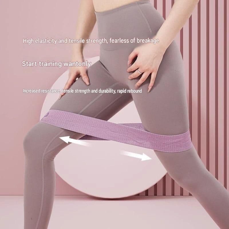 Booty Resistance Band Set 40LB 60LB Fabric Glute Bands for Women Hip Training Pilates Yoga Home Workout Lower Body Strength Exercise