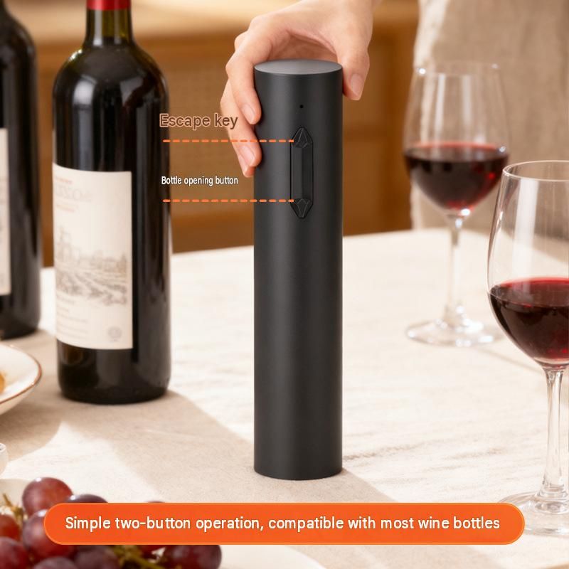 Electric Wine Opener - Rechargeable Automatic Corkscrew , USB-C Fast Opening Bottle Opener for Red Wine, Ergonomic ABS Stainless Steel Design, Home Bar & Party Essential