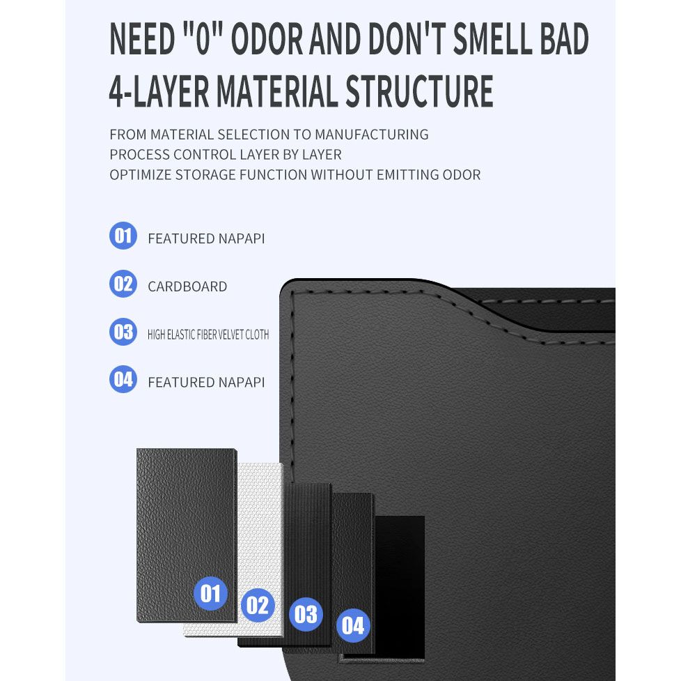 Black Car Organizer Storage Bag - Dashboard Seat Back Mesh Pocket - Multi-Purpose Mobile Phone Ticket Holder - Space Saving Vehicle Accessories