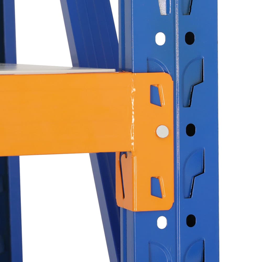 Freestanding Garage Shelving Heavy-Duty Steel 2.4M x 2M Blue