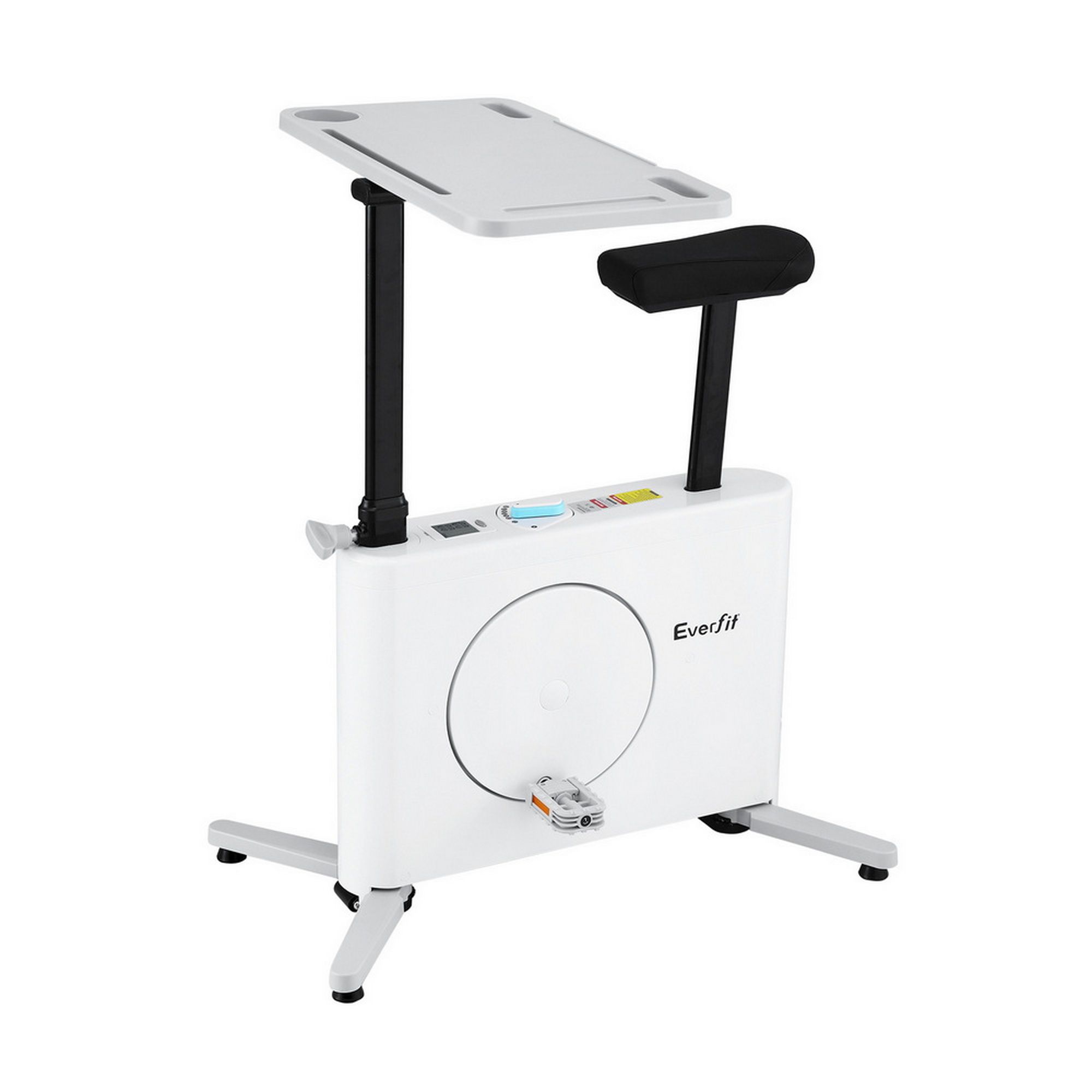 Everfit Exercise Bike Magnetic Desk Bike with Tabletop Fitness Home Workout Gym
