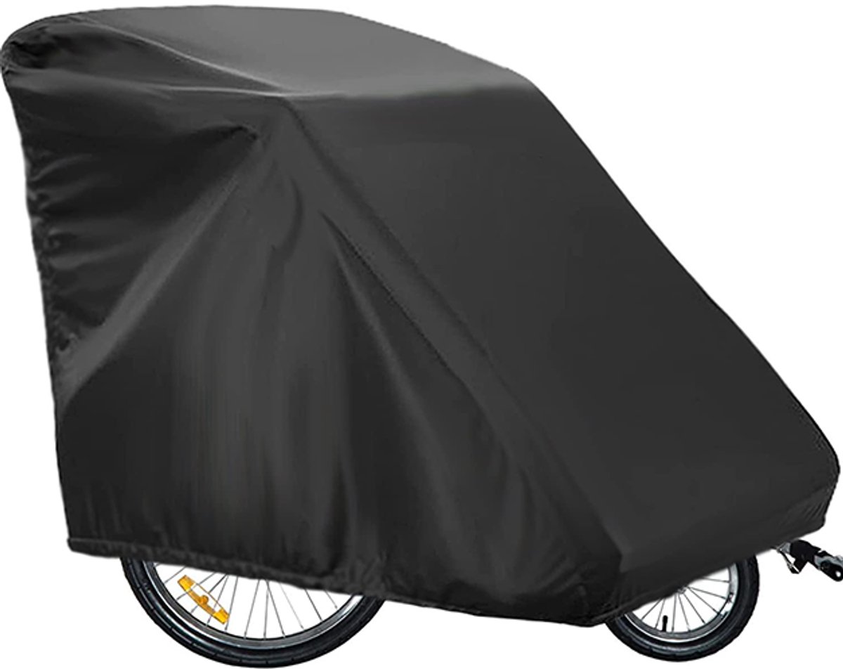 Bicycle Trailer Cover - Waterproof Bicycle Trailer Storage Cover - 420D Oxford Fabric - Waterproof cover for storing bicycle trailers - With PU coating - Child's Bicycle Trailer Cover - Anti-UV, windproof, dustproof, waterproof - 33*55*39 inches (84*