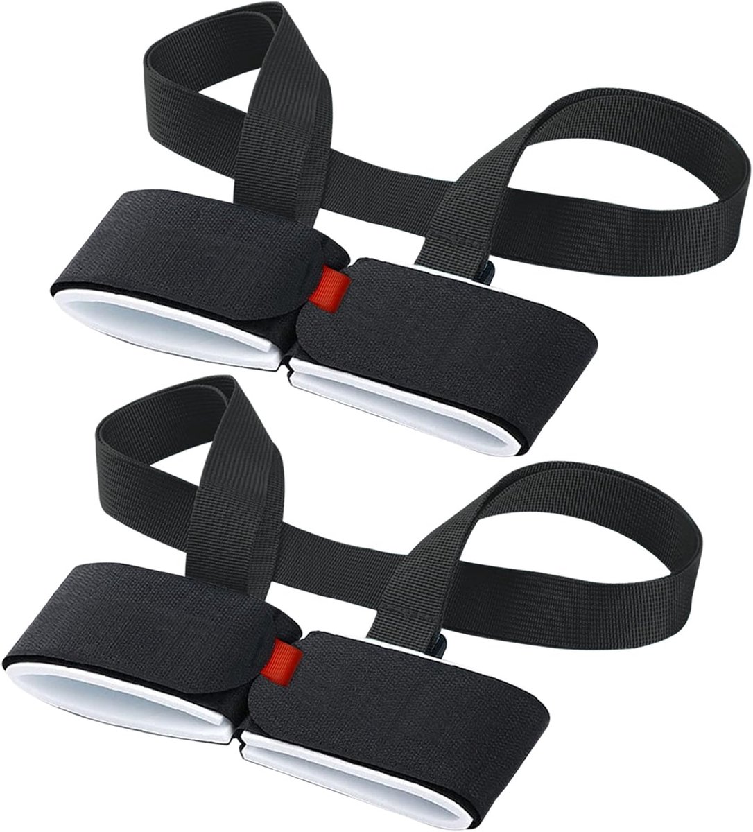 2 x Adjustable Ski Carrier - ski carrier straps - Ski accessories - Snowboard straps - Ski carrying strap - Winter sports ski carrying strap - Ski straps - Sled straps - Portable ski straps - Winter sports - for children and adults