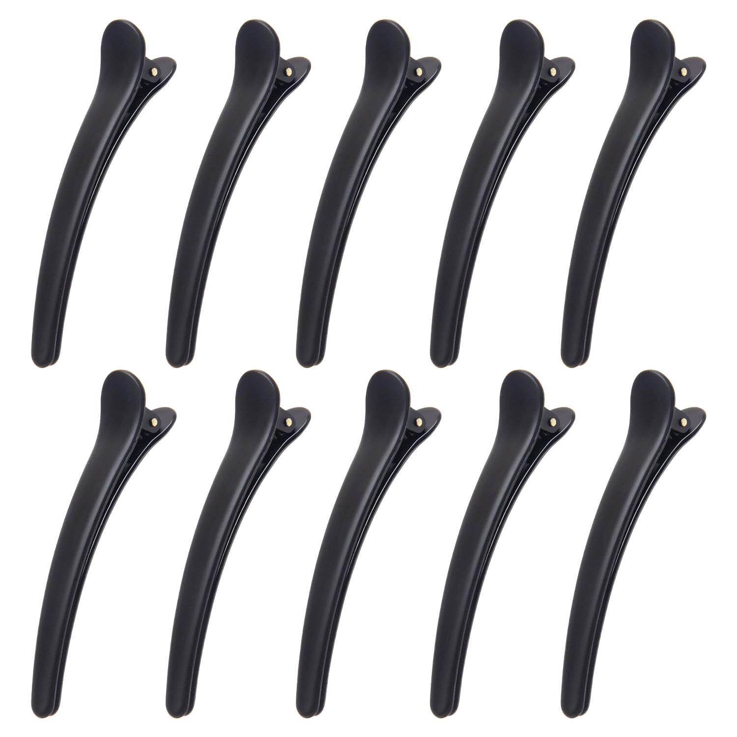 10 Pcs Black Professional Hair Clips