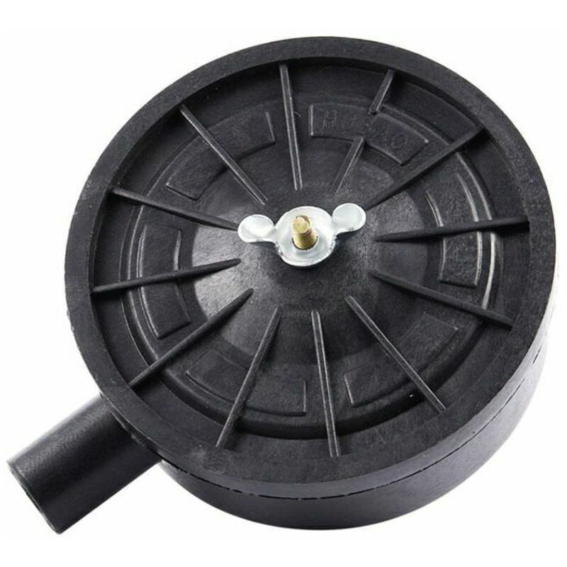Air Filter Compressor Filtration Silencer 20mm Male Connector Black, DEBUNS