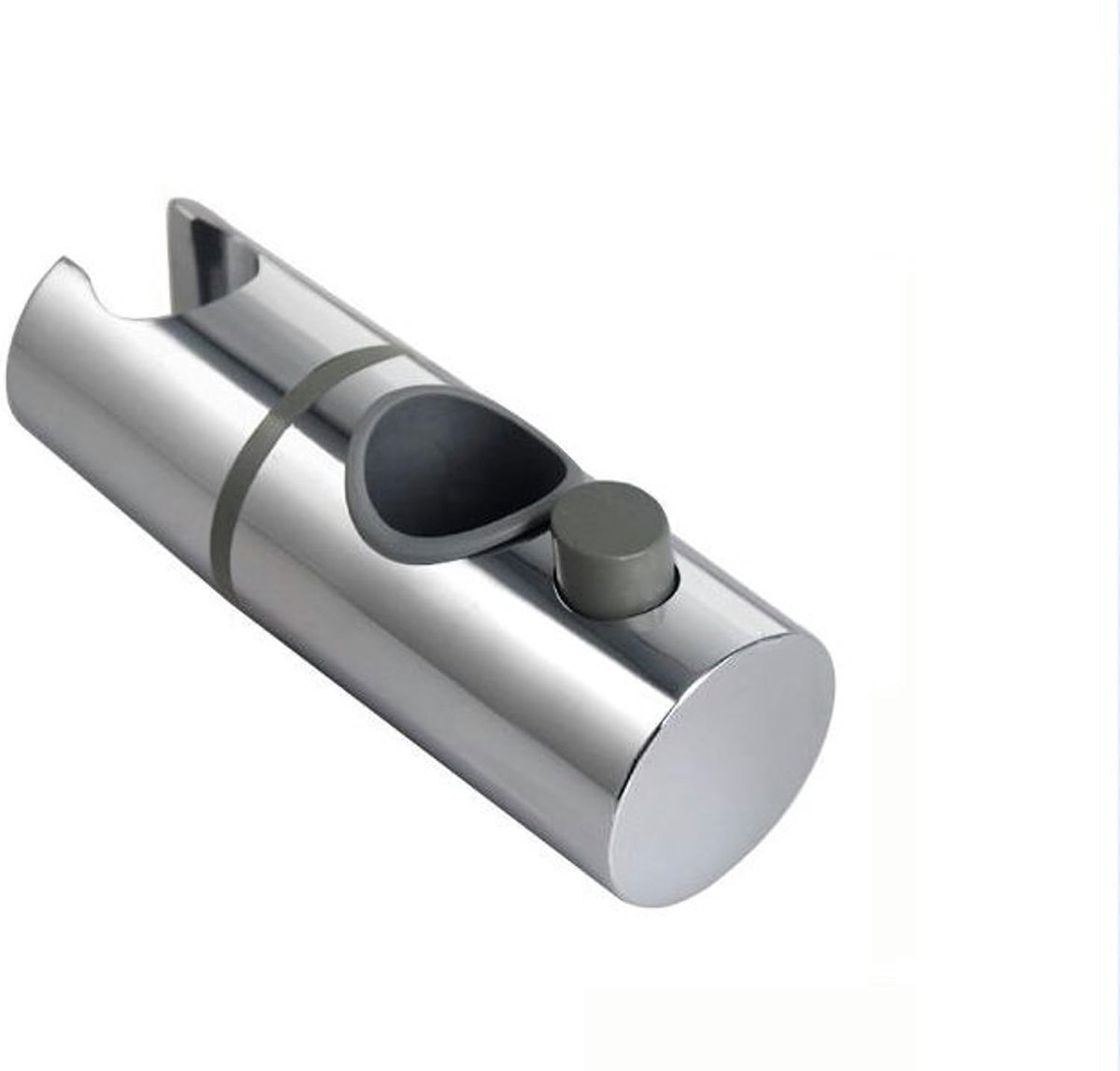 Shower Rod Slide Rail - 24mm Diameter - Handheld Shower Head Holder - Adjustable - ABS Material - Handheld Shower Head - Shower Head - Shower Head Holder - Handheld Shower Head Holder - Shower - Bathroom - Silver - Universal - Suitable for shower rod