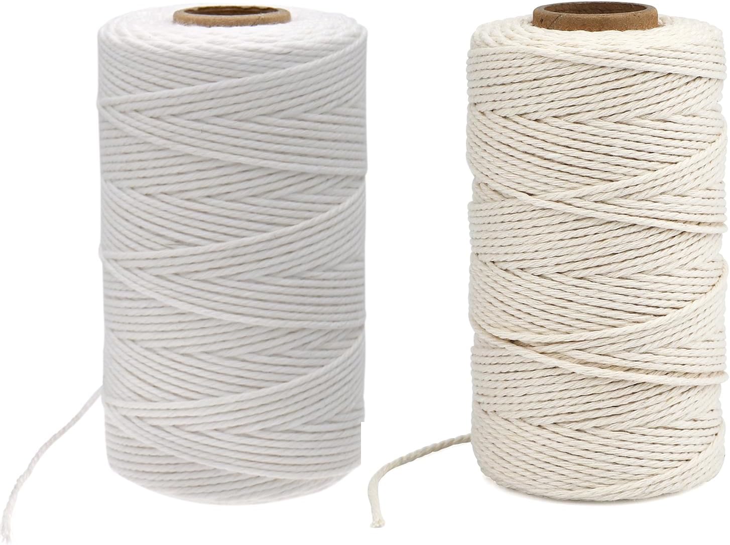 White Twine String and Beige Twine String