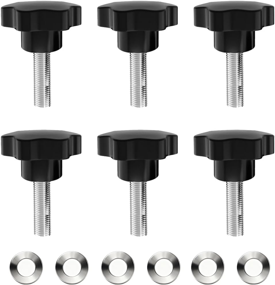 Hardtop Screw Bolt for Jeep Wrangler Hard Top Bolts Hardtop Quick Removal Fastener M8 Screws Replacement for Jeep Wrangler JK JL,Pack of 6