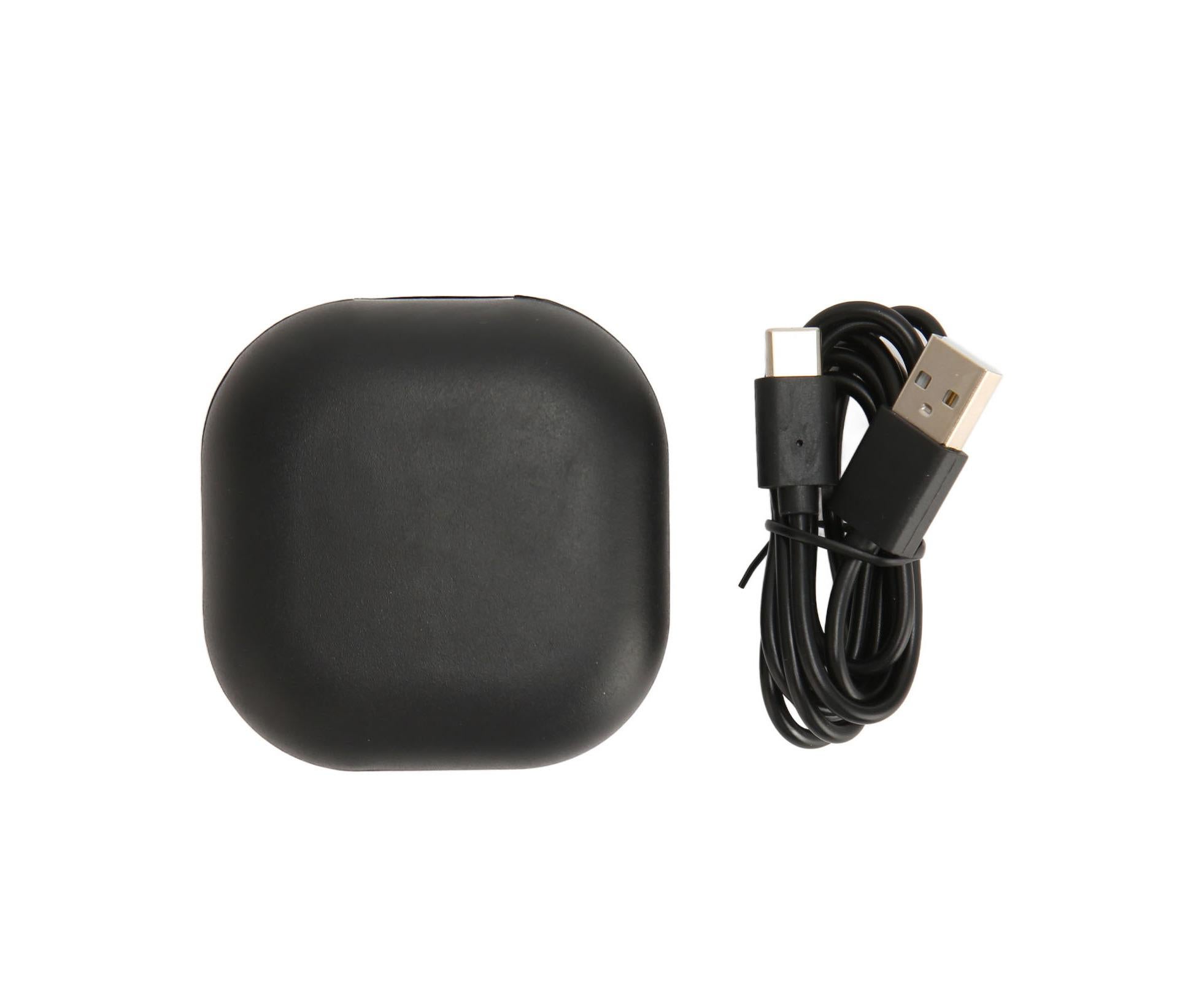 Charging Case Replacement 600mAh USB C Wired Earbuds for Galaxy Buds Live SM R180 Black