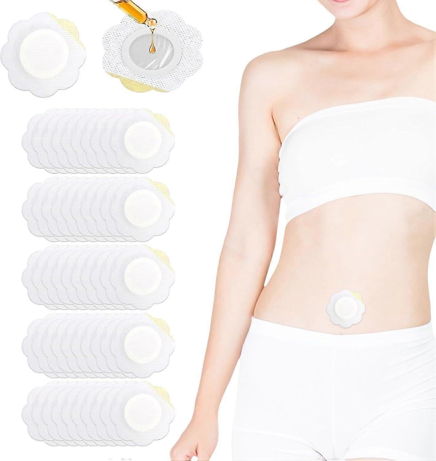 50Pcs Castor Oil Patches Disposable Castor Oil Patches Castor Oil Belly Button