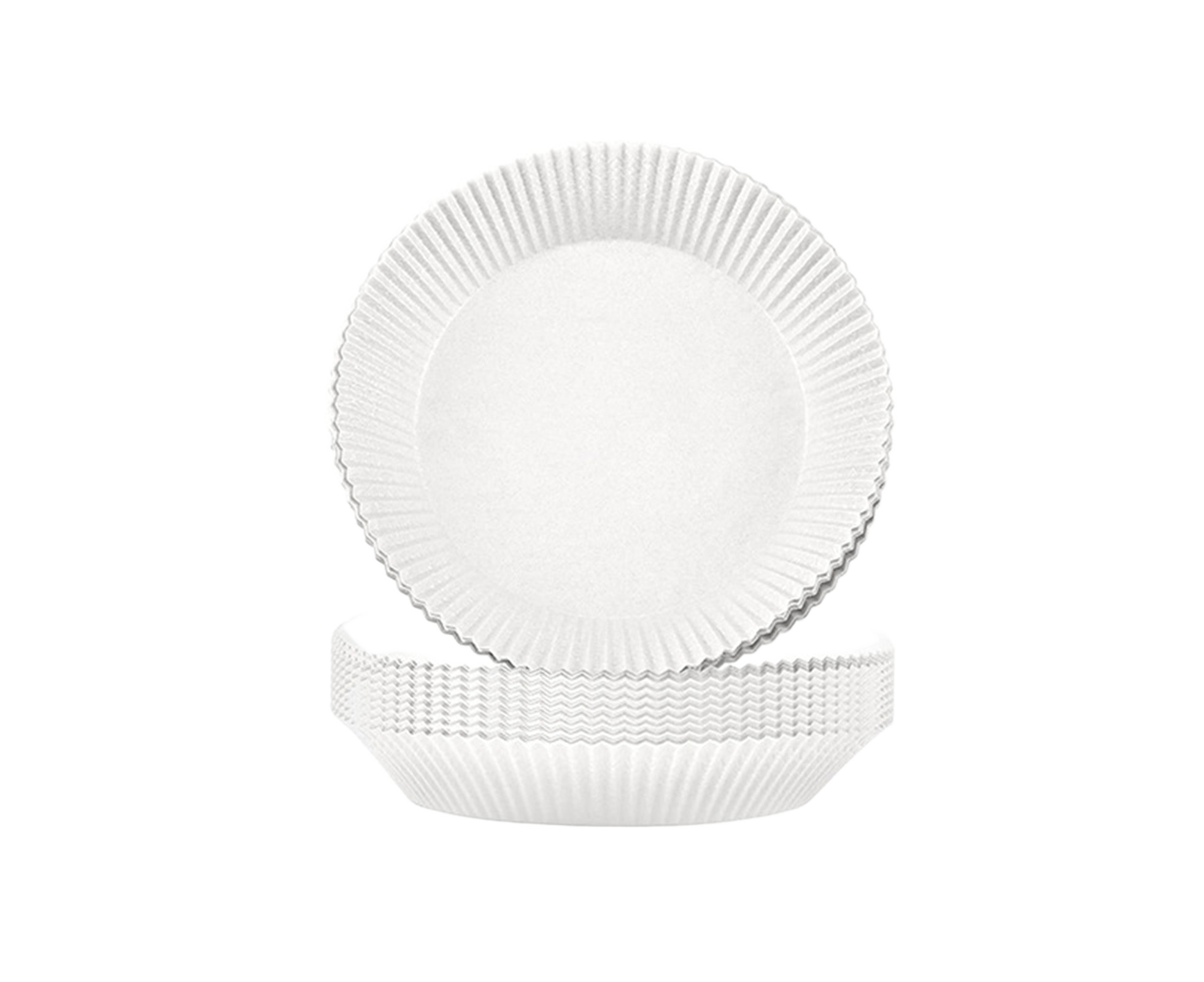 Fryer Liner Oil-proof Baking Pan Liner-White 20cm