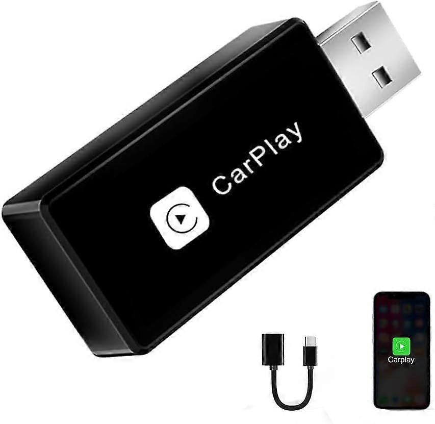 Wireless CarPlay Adapter, Converts Wired to Wireless for iPhone