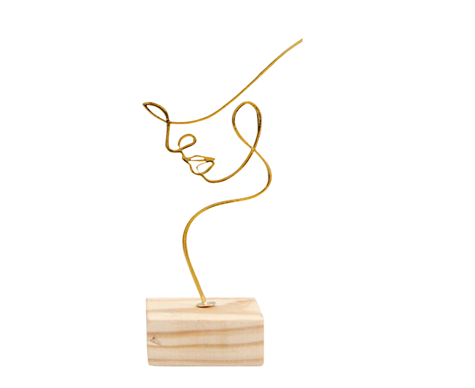 Artistic Sculpture for Home-Golden S