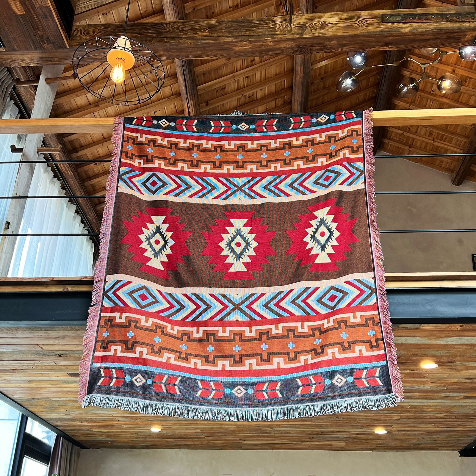 180*300cm Bohemian Picnic Blanket, Waterproof Camping Blanket, Outdoor Rug for Camping, Picnic, Beach