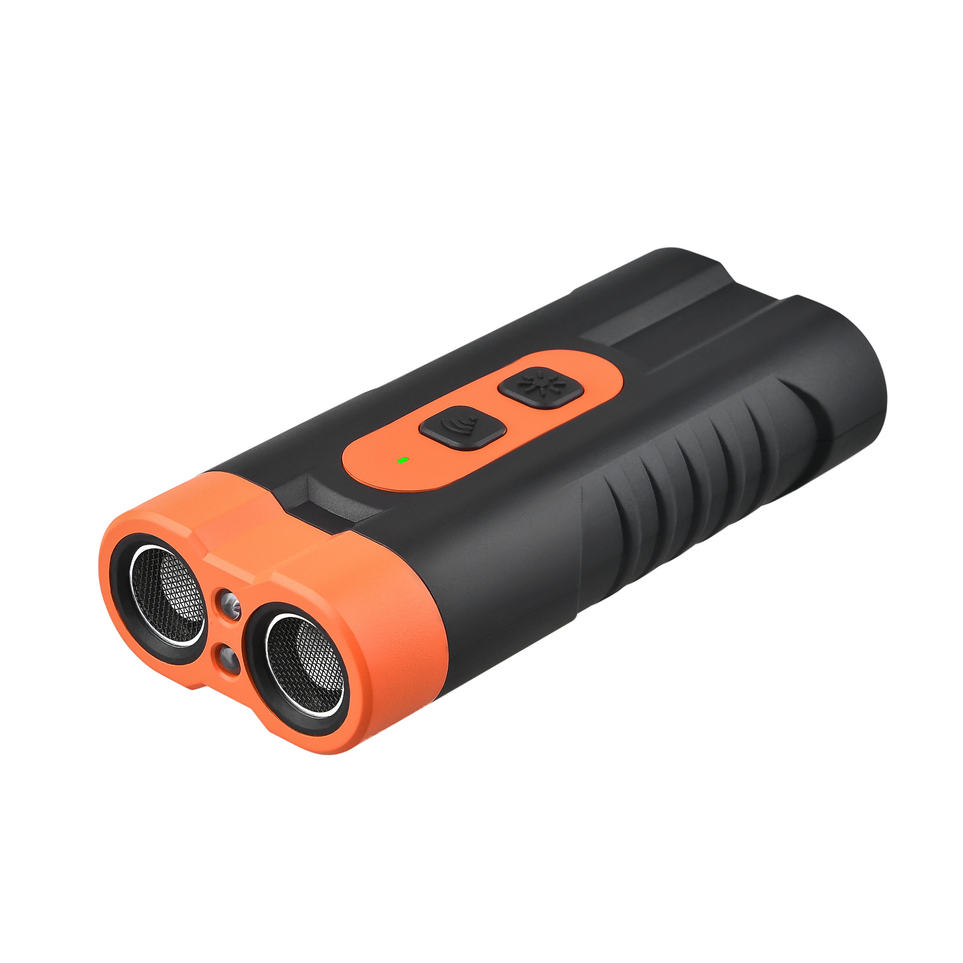 Portable Double-Head Ultrasonic Dog Repeller & Trainer with LED Flashlight - Multi-Function Pet Safety Device for Outdoors