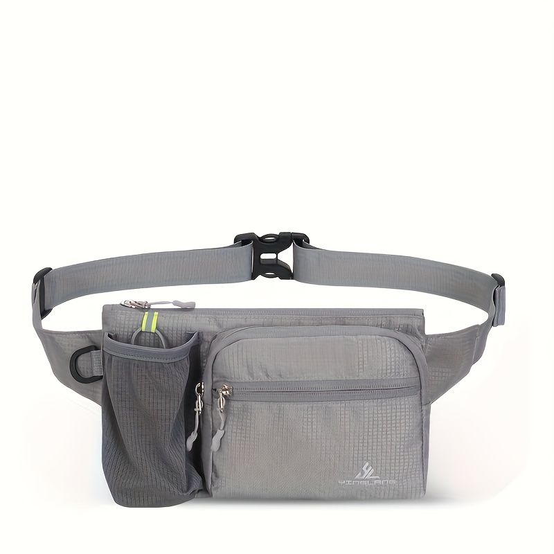 One pack sports outdoor leisure waist bag multifunctional can put water bottle belt bag waist mobile phone bag suitable for running fitness, shopping, hiking, school season, marathon competition and other scenes