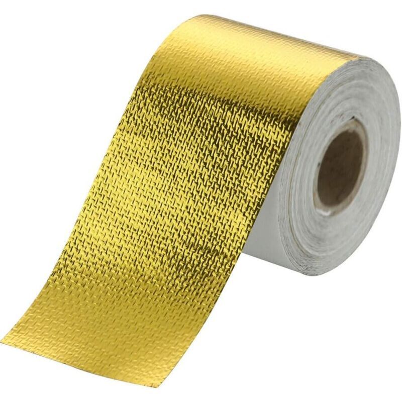 Gold Aluminum Foil Tape, Reflective Thermal Adhesive Tape, 10 m x 5 cm